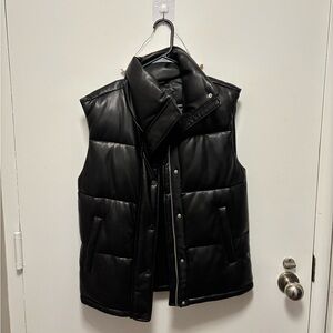 Abercrombie and Fitch Vegan leather vest